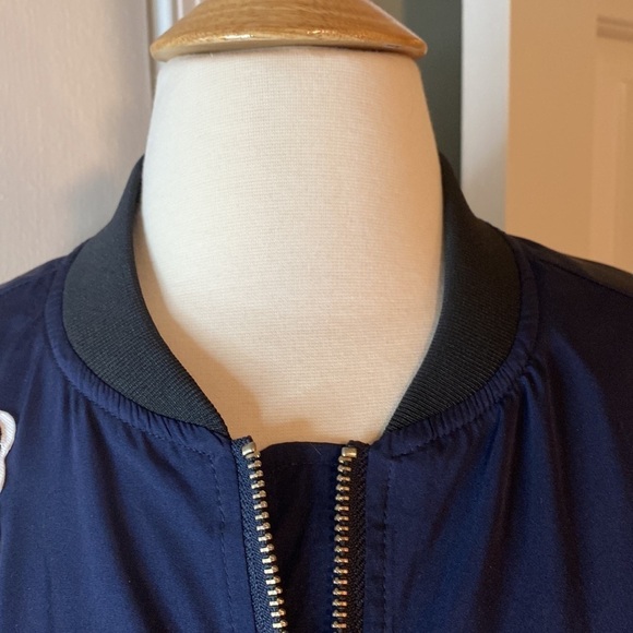 Casting LA Patched Zip Up Jacket Navy Blue Size Small in Like New Condition - Picture 5 of 10